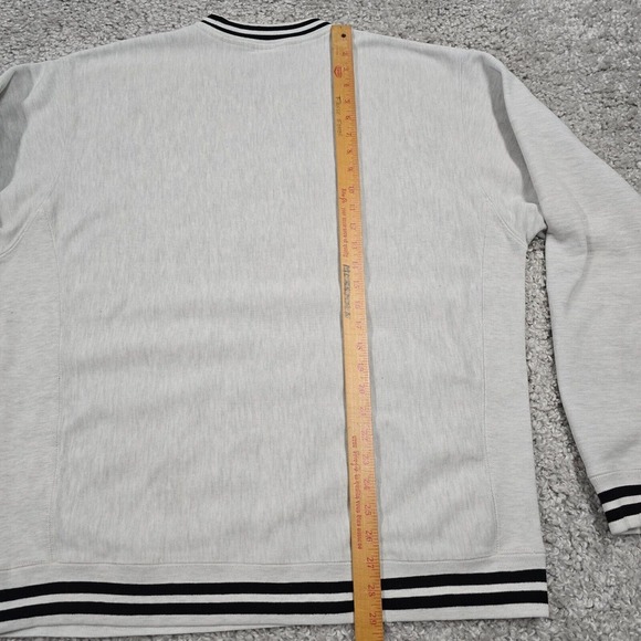 Champion Reverse‎ Weave Sweatshirt Mens Large Gray Harvard Pullover Sweater - Picture 8 of 11